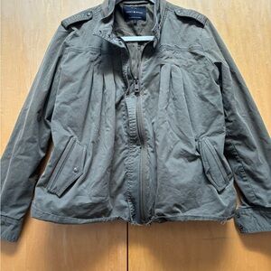 Lucky Brand Women's Olive Military Jacket